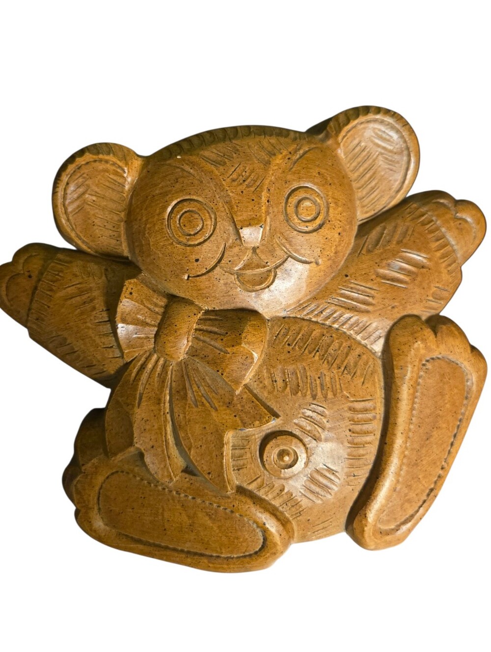 set vintage Homco koala bear faux wood wall pockets 1985 model 6075